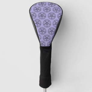 Lavender Baphomet Pentagram Satanic Golf Headcover