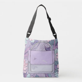 Lavender Beauty Purse Kunst Tragetaschen Mit Langen Trägern