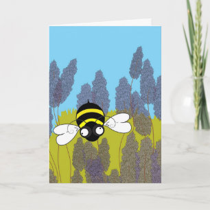 Lavender Birthday Card Karte
