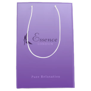 Lavender Bliss Custom Wellness-Center Geschenktasc Mittlere Geschenktüte