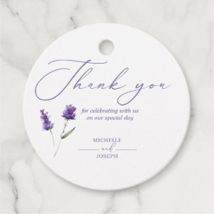 Lavender Bliss Elegantes Wasser Geschenkanhänger