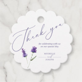 Lavender Bliss Elegantes Wasser Geschenkanhänger