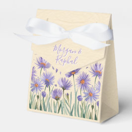 Lavender Bloom Wasserfarbe Wildblume Hochzeit Geschenkschachtel