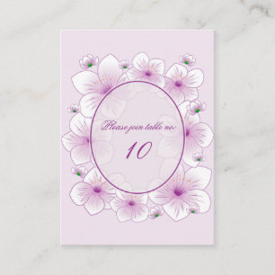 Lavender Blossom Blume Romantic Guest Platzkarte