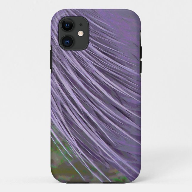 Lavender Blue Feathers Case-Mate iPhone Hülle (Rückseite)
