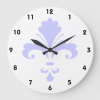 Lavender Blue Fleur-de-lis