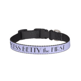 Lavender Blue Hundehalsband Personalisiert Haustierhalsband