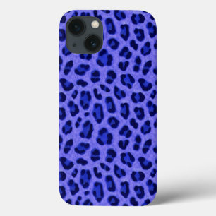 Lavender Blue Leopard Tierdruckmuster Case-Mate iPhone Hülle