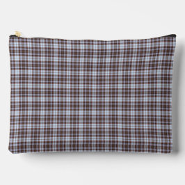 Lavender Blue Plaid Tartan Retro Color Zubehörtasche