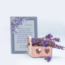Lavender Blue Spring Lilacs Sympathie Card