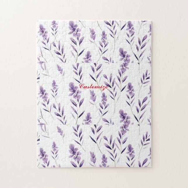 Lavender Blume Buds Thunder_Cove Puzzle (Vertikal)