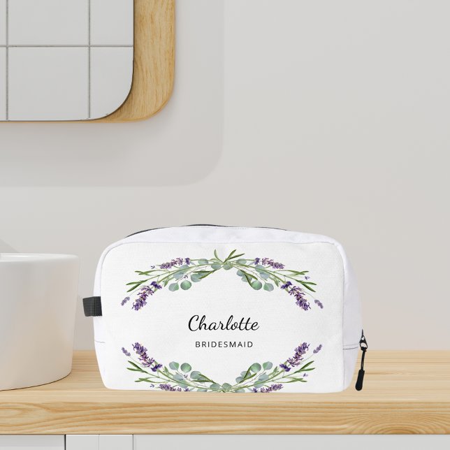 Lavender Blume Grünpflanzen Brautjungfrau Waschbeutel (Von Creator hochgeladen)
