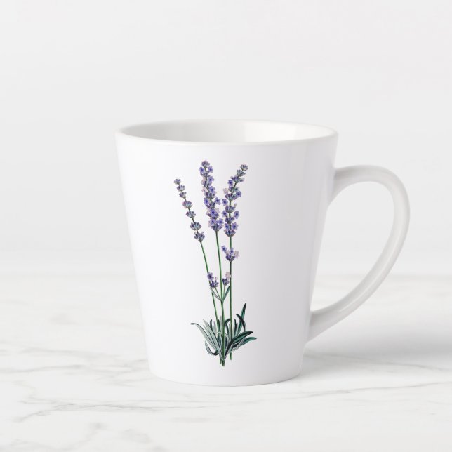 Lavender Blume Ruhe Tasse (Rechts)
