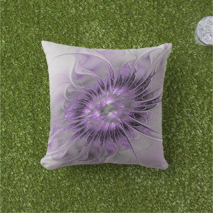 Lavender Blume Traumhaft Modernes Abstraktes Frakt Kissen