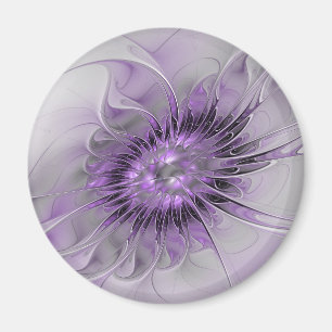 Lavender Blume Traumhaft Modernes Abstraktes Frakt Magnet