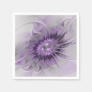 Lavender Blume Traumhaft Modernes Abstraktes Frakt Serviette