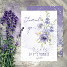 Lavender Boho Eine kleine Wildblume Baby Sprinkle