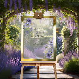 Lavender Boho Eine kleine Wildblume Babydusche Acrylschild