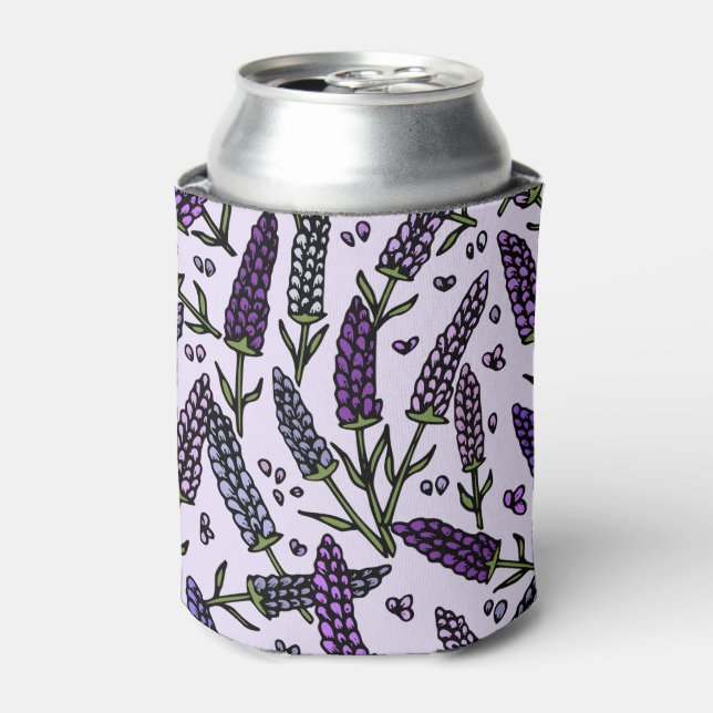 Lavender bouquet digital design dosenkühler (Kanne Vorderseite)