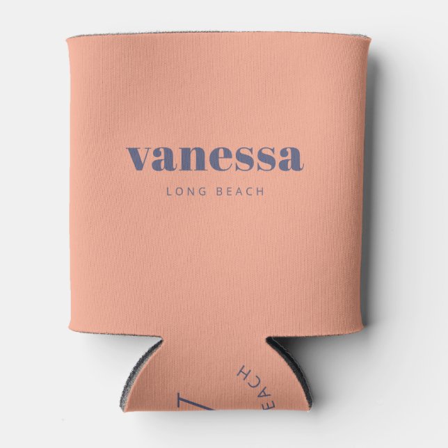 Lavender Breeze Reverse Minimal Modern ClassicName Dosenkühler (Vorderseite)
