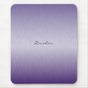 Lavender Brushed Metal Mouse Pad Mousepad