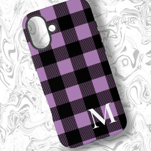Lavender Buffalo Kariert Karo iPhone 16 Plus Hülle