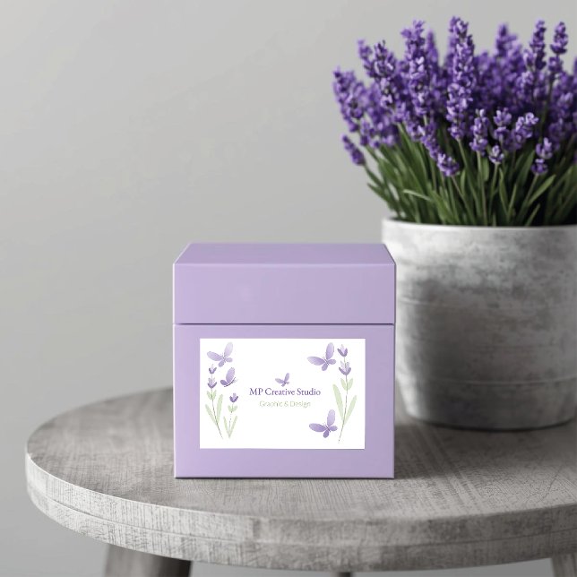 Lavender Business Branding Lebensmitteletikett (Von Creator hochgeladen)