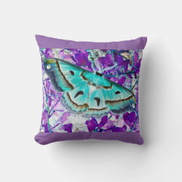 Lavender Butterfly Pillow Kissen