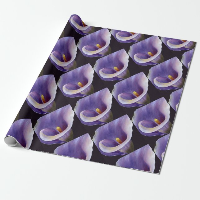 Lavender Calla Lily Geschenkpapier (Ungerollt)
