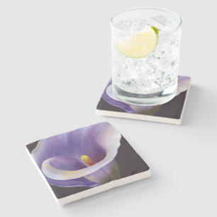 Lavender Calla Lily Steinuntersetzer