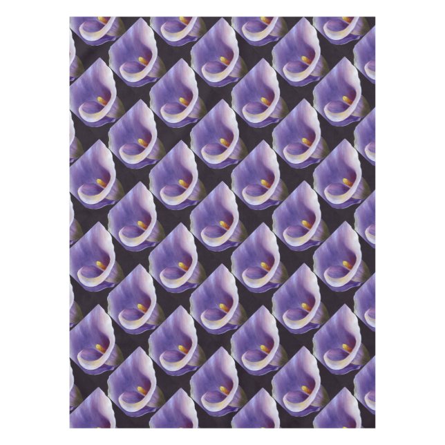 Lavender Calla Lily Tischdecke (Vorderseite)