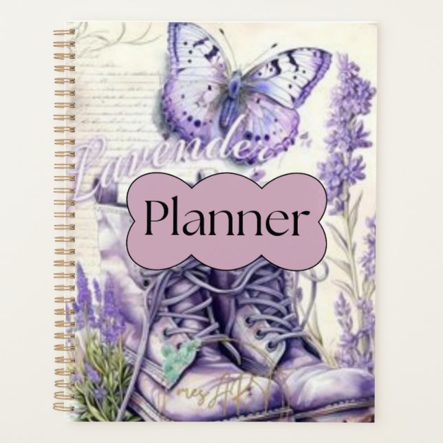 Lavender Charm Planner Planer (Vorderseite)
