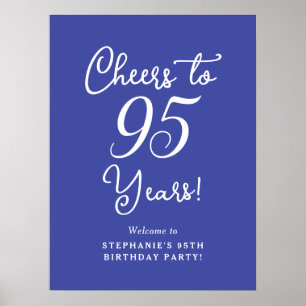 Lavender Cheers zu 95 Jahren 95. Geburtstag Willko Poster