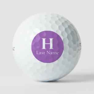Lavender Circle Personalisiert Golf Ball (3) HAMbW