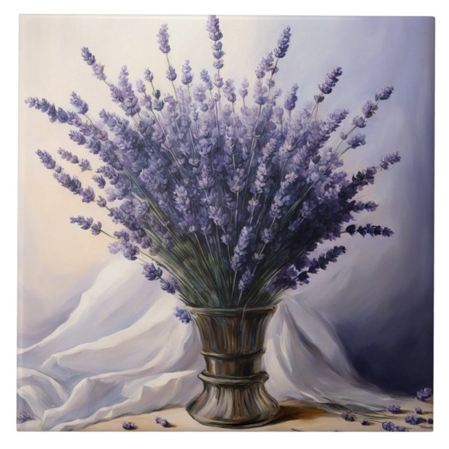 Lavender Classic Art Fliese (Vorderseite)