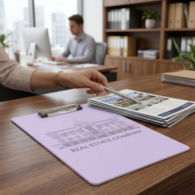 Lavender Clipboard mit architektonischem Design Klemmbrett (Von Creator hochgeladen)