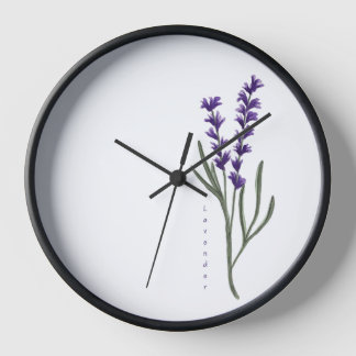Lavender Clock Uhr