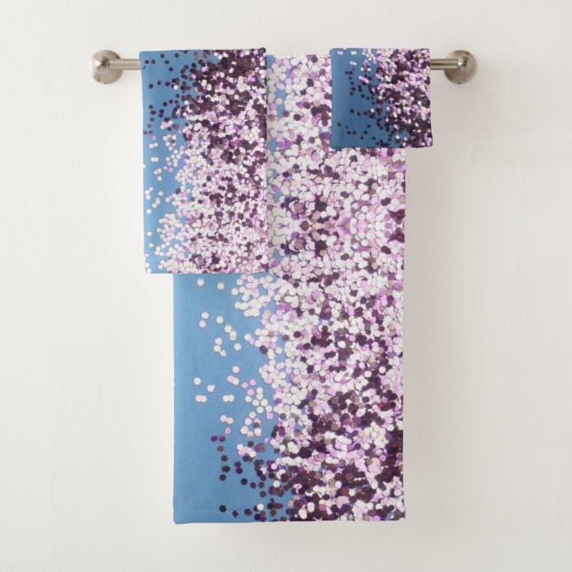 Lavender Confetti Badhandtuch Set (Insitu)