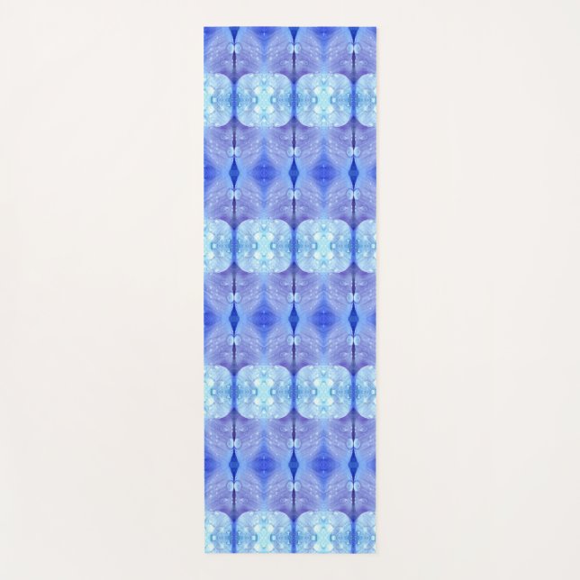 Lavender Crocus x Recoleta 3 Ikat Yogamatte (Vorderseite)