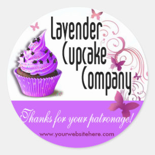 Lavender Cupcake Company Danke für die Stickers