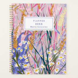 Lavender Daisies Custom 2025 Weekly Planner Planer