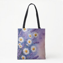 Lavender & Daisy Bliss Tote Bag