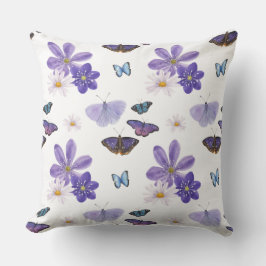 Lavender & Daisy Dance Pillow Kissen