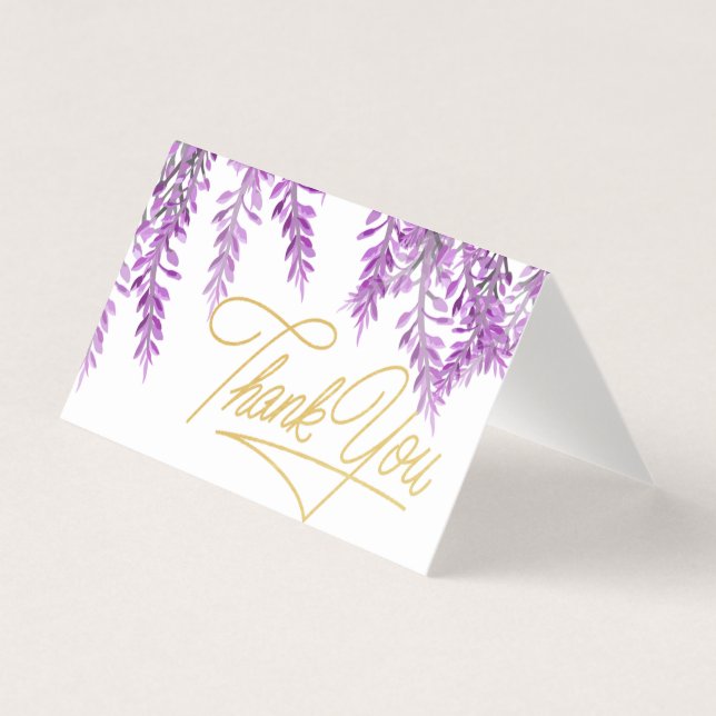 Lavender Danke-Card (Vorderseite)