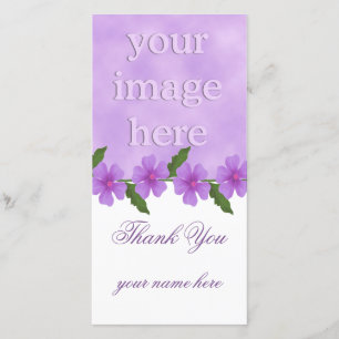 Lavender danke Ihnen Fotokarten