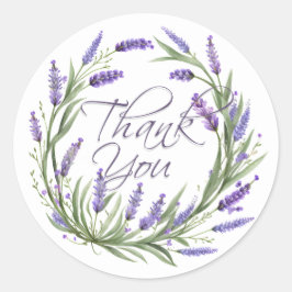 Lavender Danke Stickers