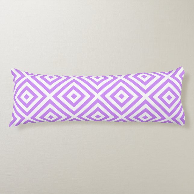 Lavender Diamond Muster Kissen (Vorderseite)
