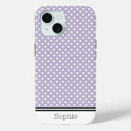 Lavender Dots Custom Samsung Case-Mate iPhone Hülle