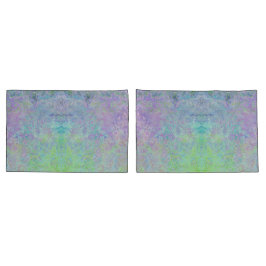 Lavender Dream Neon Pastel Alcohol Tinte Abstrakt Kissenbezug