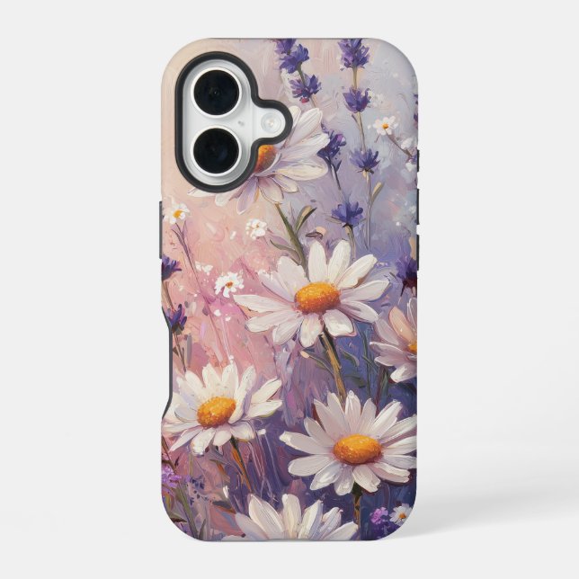 Lavender Dreams - Cotattcore Floral Phone Case iPhone 16 Hülle (Rückseite)